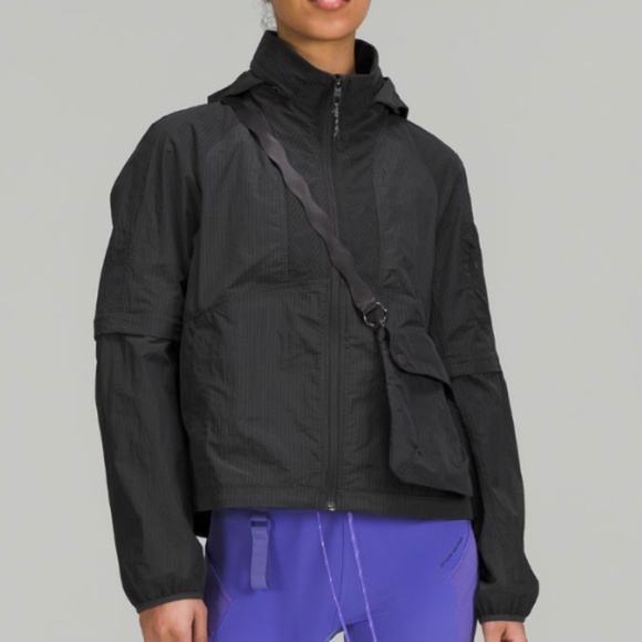 Like-New- Lululemon Convertible Ripstop Hiking Jacket with Detachable Bag (2) - Picture 2 of 15